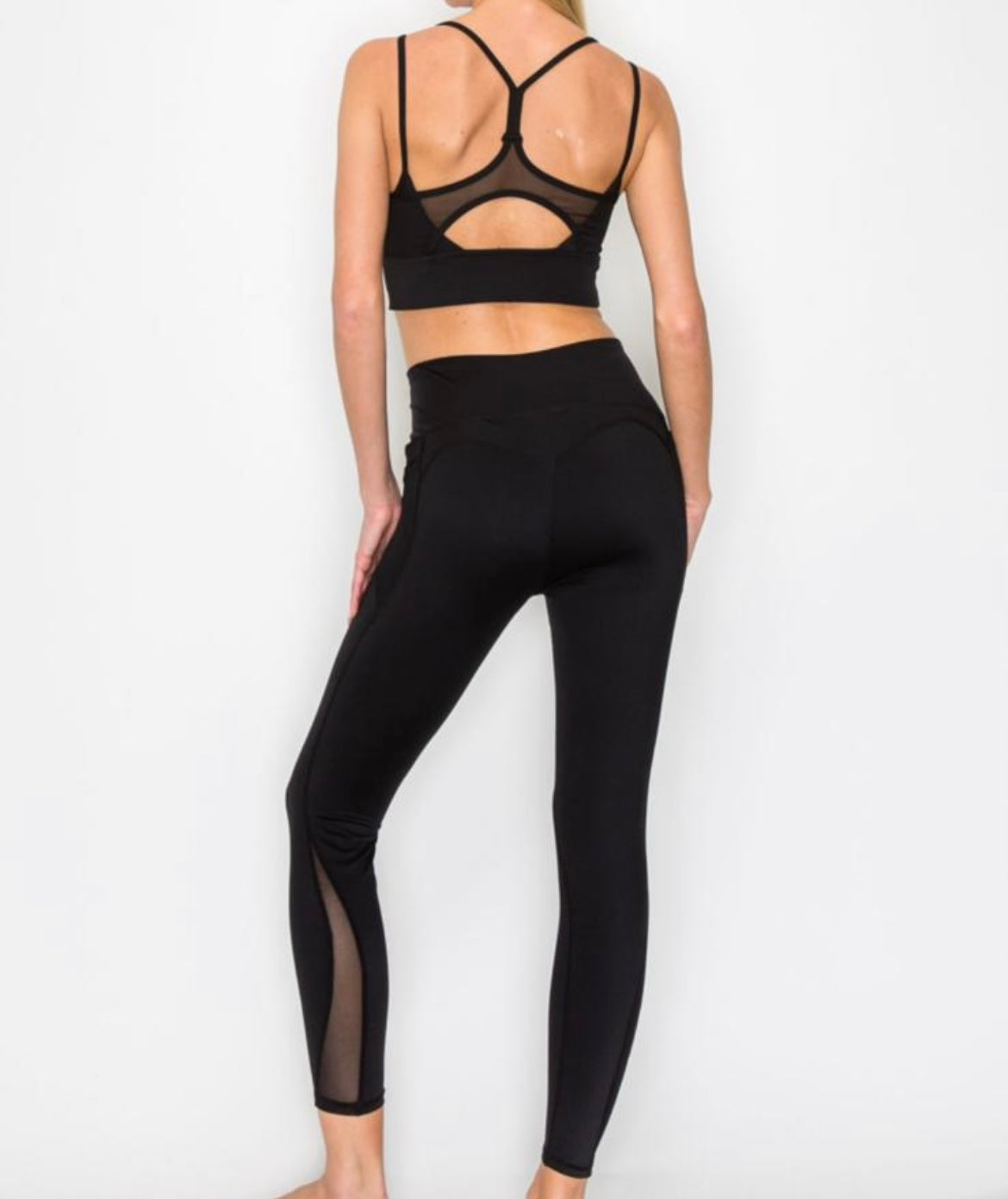Black Babe Sheer set
